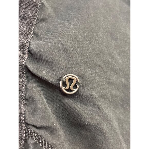 Lululemon Open Back Drape Pullover Sweater Black Knit Long Sleeve 2/4 - Picture 6 of 8